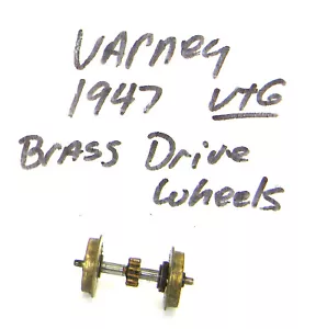 VTG 1947 / HO / VARNEY / BRASS WHEELS / BRASS GEAR / RARE / HTF PARTS - Picture 1 of 4