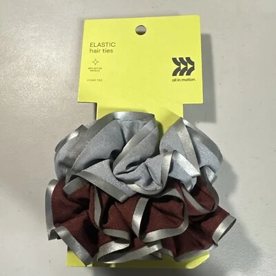 PAR DE TODOS LOS LAZOS ELÁSTICOS REFLECTANTES EN MOVIMIENTO NUEVOS PARA MUJER Accesorios Foto 1 de 4