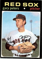 1971 TOPPS GARY PETERS BOSTON RED SOX #225 NICE*