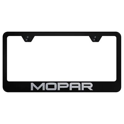 Mopar Laser Etched Logo Stainless Steel License Plate Frame - Image 1 of 3