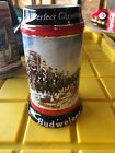 1992 Budweiser Holiday Beer Stein Mug &quot;A Perfect Christmas&quot; Clydesdale Horses for sale