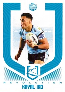 2024 Cronulla Sharks NRL TLA Revolution Special Edition Card - Kayal Iro - Bild 1 von 3