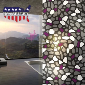 *Premium Window Frosted Film Glass Home Office Bathroom Security Privacy Static - Picture 1 of 81