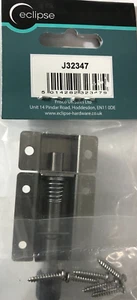 Perno de puerta de seguridad Eclipse acero inoxidable (con tornillos) J32347 - (M88) - Imagen 1 de 3