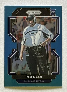 Rex Ryan 2021 Panini Prizm Football Light Blue Prizm Rookie Card Rc #289 RAVENS - Picture 1 of 2
