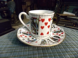 Taza de té y platillo de café ELIZABETHAN Demitasse ¡HUESO FINO CHINA Inglaterra en muy buen estado! - Imagen 1 de 5