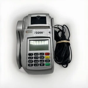 FirstData FD200 Silver Wireless Portable Terminal Unlocked Credit Card Machine - Picture 1 of 11