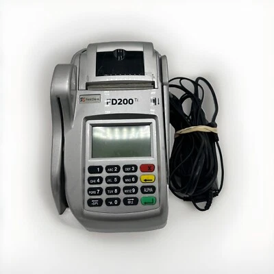 FirstData Silver Wireless Portable Terminal - Unlocked Credit Card Machine  - Image 1 of 4