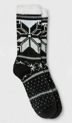 Calcetines para mujer Gilligan & O'Malley suaves y difusos, copo de nieve - talla de zapato 4-10 Foto 1 de 4