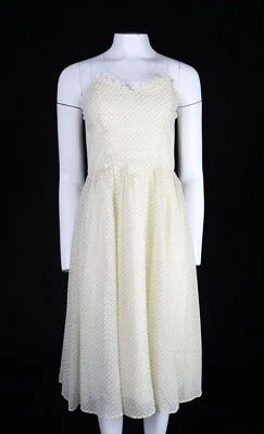 Vestido Floral Sin Tirantes Vintage Años 70 Gunne Sax EE. UU. S 4 6 (etiqueta 9) Cottage Core Vestido Foto 1 de 4