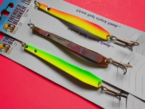BLINKER 3x 28g 13cm TRENDEX MEERFORELLE HORNHECHT MEER GESCHWUNGENE FORM FÄNGIG - Bild 1 von 1