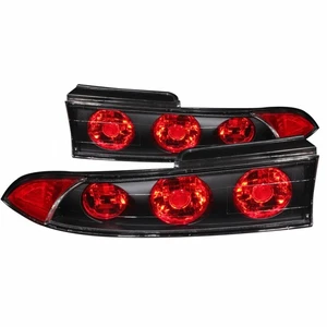 ANZO For Mitsubishi Eclipse 1995 1996 1997 1998 1999 Tail Lights Black - Picture 1 of 3