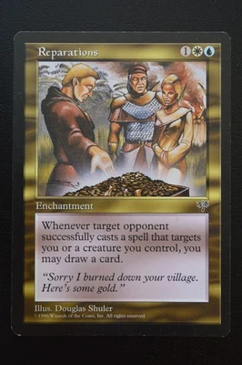 Magic The Gathering MTG REPARATIONS Mirage HP Damaged - Image 1 of 2