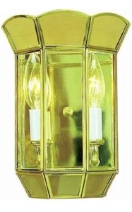Volume Lighting V5012 Messing Wandleuchte mit 2 Lichtern 9"H - Bild 1 von 1