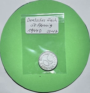 Deutschland - 50 Pfennig Deutsches Reich -Jahrgang 1944 D - Bild 1 von 2