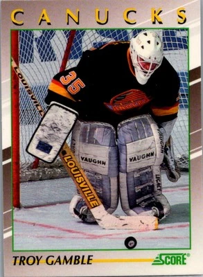 1991-92 Score Young Superstars #29 Troy Gamble - Image 1 of 2