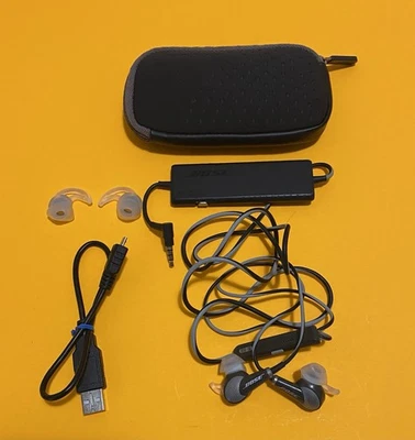 Bose QC20I Cuffie In-Ear - Nero con Custodia Testate Funzionanti - Immagine 1 di 4