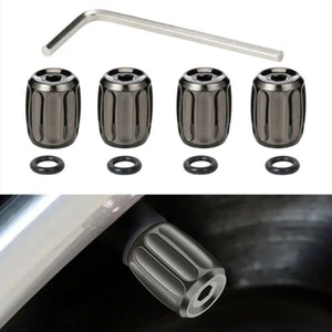 Tire Valves Cap 4PCS Outside Diameter Titanium Tyre Valve 0.35 Inch 0.55inch - Picture 1 of 12