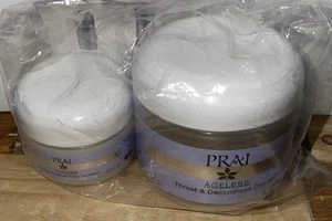 PRAI Ageless Throat Decolletage Creme 4 oz & No-Tox Face Tightener 1 oz - SEALED - Picture 1 of 5