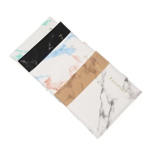Marble Pattern Passport Cover Travel Cover Case Bag Protector Passport Holder - Picture 1 of 18