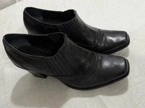 Antonio Melani Glove Fit Damen-Stiefelette schwarz verziertes Leder Größe 10M - Bild 1 von 24