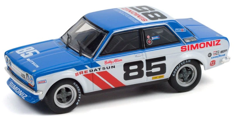 GREENLIGHT, DATSUN 510 #85 Brock Racing Entreprises 1972, 1/43,  GREEN86345 - Immagine 1 di 1