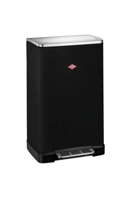 WESCO Big Double Boy 36L Tretabfalleimer schwarz matt 2x18L Edelstahl - Bild 1 von 4