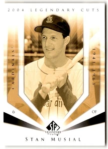 Stan Musial 2004 SP Legendary Cuts #109 St. Louis Cardinals - Picture 1 of 2