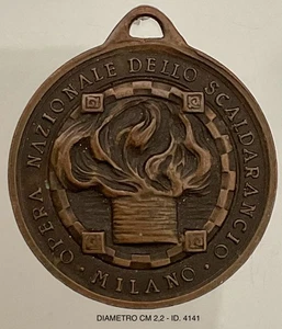 OPERA NAZIONALE DELLO SCALDARANCIO MILANO MEDAGLIA 1a GUERRA MONDIALE 1915.1918 - Picture 1 of 6