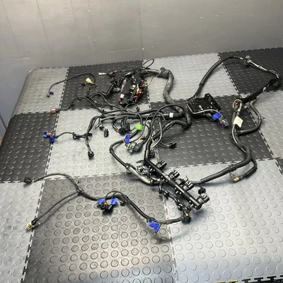 Arnés de cableado de bahía de motor Audi Q5 2010-2015 con encendido de arranque del alternador OEM Foto 1 de 4