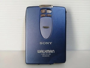 Sony Walkman WM-EX2 Lettore Cassette Blu - Per Ricambi/Riparazione - Non Testato - Foto 1 di 7