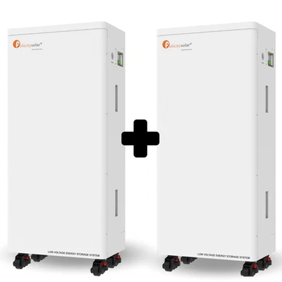 FELICITY SOLAR 2x15kWh Batteriespeicher Solar Speicher Akku 48V LiFePO4 Felicity für Deye 30kWh