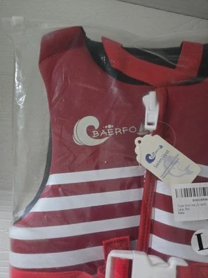 Chaleco de Natación BAERFO Niño con Correas Ajustables Diseño S/M/L Foto 1 de 4