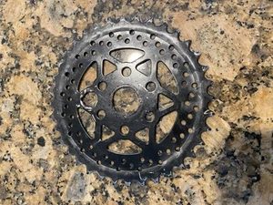 Vintage 2000’s Old School BMX GT Dyno Sprocket 36t Chainwheel Original Black - Picture 1 of 6