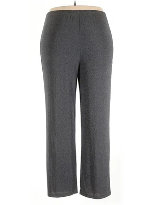 Draper's & Damon's Women Gray Dress Pants 18 Plus - Image 1 of 2