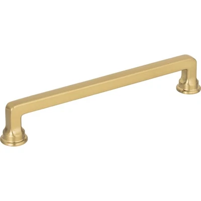 Atlas A104-WB Oskar Pull 6 5/16 Inch (c-c) - Warm Brass - Image 1 of 2