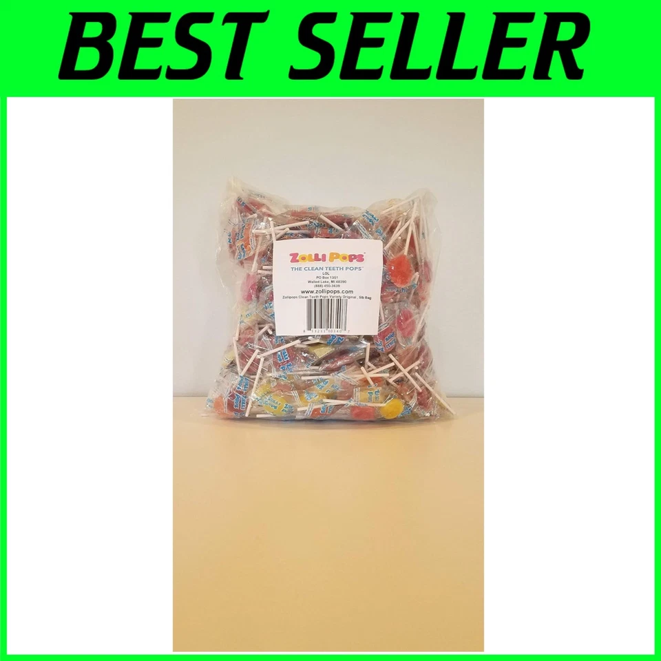 Healthy Sugar-Free Candy for Kids, Natural Fruit Lollipops - Image 1 of 4