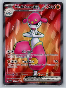 Pokemon TCG - Medicham ex - Stellar Crown 161/142 Full Art - NM / MINT - Picture 1 of 2