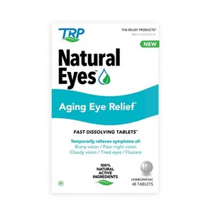 Natural Eyes Aging Eye Relief Fast Dissolving Tablets for Eye Health, Poor Ni... - Picture 1 of 9