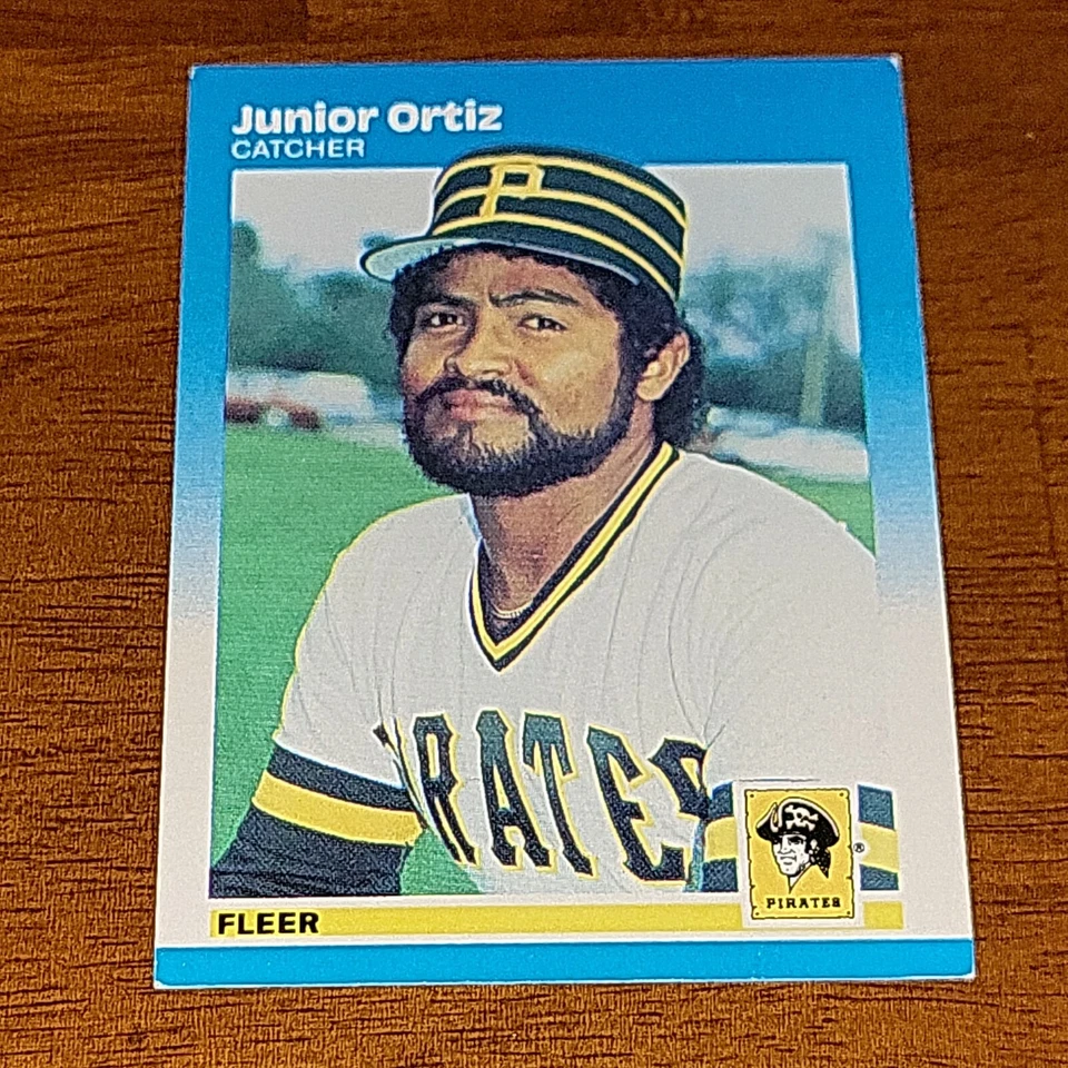 1987 FLEER BASEBALL CARD JUNIOR ORTIZ #616 - Image 1 of 2