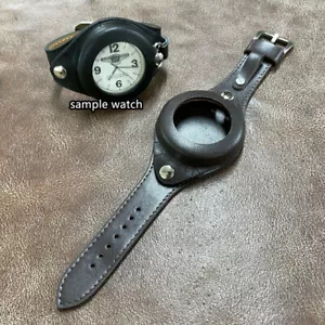 Vintage Style Large Pocket Watch Leather Wrist Strap/Band Protective Cover #B600 - Picture 1 of 9