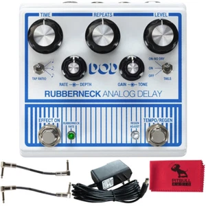 DigiTech DOD Rubberneck Analog Delay Pedal w/ Power Supply, Cables & Cloth - Picture 1 of 1