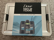 Dove Men+ Care Mini Essentials Tin Gift Set - Travel Size Body Wash Body Spray 