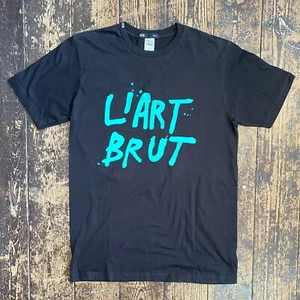 Camiseta negra estampada Dope L'art Brut *M* Precio de venta sugerido por el fabricante £40 - Imagen 1 de 3