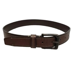 Boys Belt Brown Faux Leather Size Large 31" EUC - Picture 1 of 5