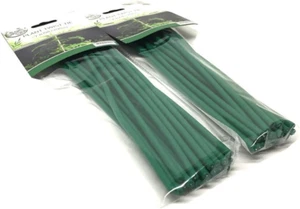 Set of 40 Plant Twist Tie - Flexible Green Rubber Coated Garden Training Wire (4 - Picture 1 of 2