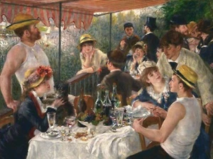 Druck oder Leinwand - Mittagessen der Bootsparty - von Pierre-Auguste Renoir - Bild 1 von 1
