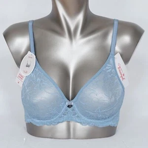 Triumph Amourette Charm W02 BH mit Bügel 4049/P3 hellblau elegant Spitze NEU - Zdjęcie 1 z 2