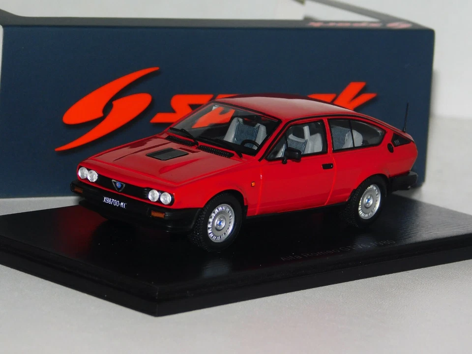 ALFA ROMEO GTV 6 RED 1980 SPARK S9047 1:43 - Immagine 1 di 1