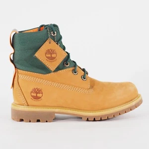 Botas impermeables para caminar Timberland 6 pulgadas A2AYW de cuero de trigo con cordones para mujer - Imagen 1 de 7